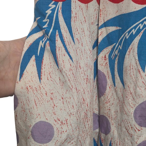 Tracy Reese Anthropologie Women Size 4 Tropical Polka Dot Print Escape Dress - Picture 8 of 12